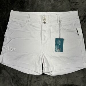 Blue Pearl‎ Shorts Women Size 24 White